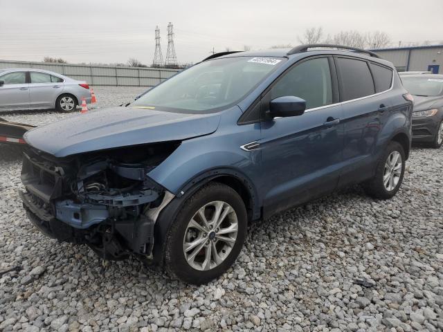 1FMCU9GD1JUB69691 - 2018 FORD ESCAPE SE BLUE photo 1