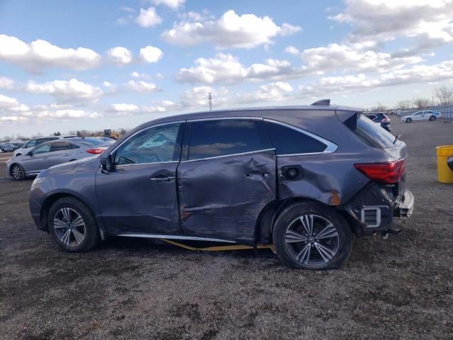 5J8YD4H37JL001189 - 2018 ACURA MDX GRAY photo 2