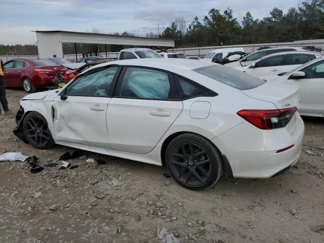 2HGFE2F58NH549587 - 2022 HONDA CIVIC SPORT WHITE photo 2