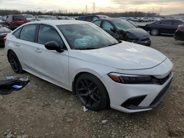 2HGFE2F58NH549587 - 2022 HONDA CIVIC SPORT Սպիտակ լուսանկար 4