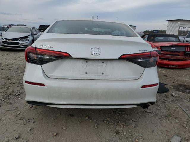 2HGFE2F58NH549587 - 2022 HONDA CIVIC SPORT WHITE photo 6