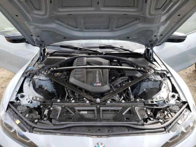 WBS33AZ08MCG80260 - 2021 BMW M4 COMPETITION GRAY photo 11