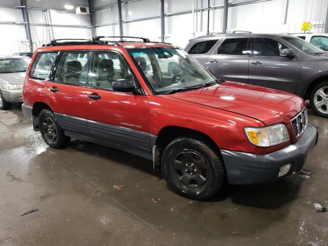 JF1SF63512G712812 - 2002 SUBARU FORESTER L RED photo 4