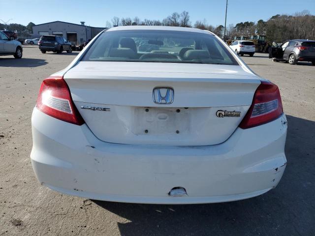 2HGFG3B50DH531864 - 2013 HONDA CIVIC LX WHITE photo 6