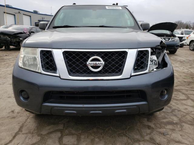 5N1AR1NN8BC635145 - 2011 NISSAN PATHFINDER S GRAY photo 5
