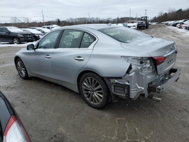 JN1EV7AR3KM593106 - 2019 INFINITI Q50 LUXE SILVER photo 2