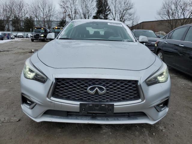 JN1EV7AR3KM593106 - 2019 INFINITI Q50 LUXE SILVER photo 5