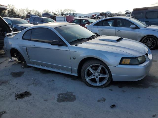 1FAFP42X24F128692 - 2004 FORD MUSTANG GT SILVER photo 4