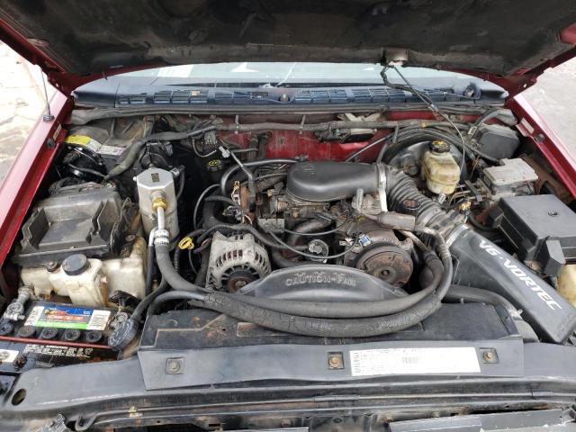 1GKDT13W112184826 - 2001 GMC JIMMY Bordeaux photo 12