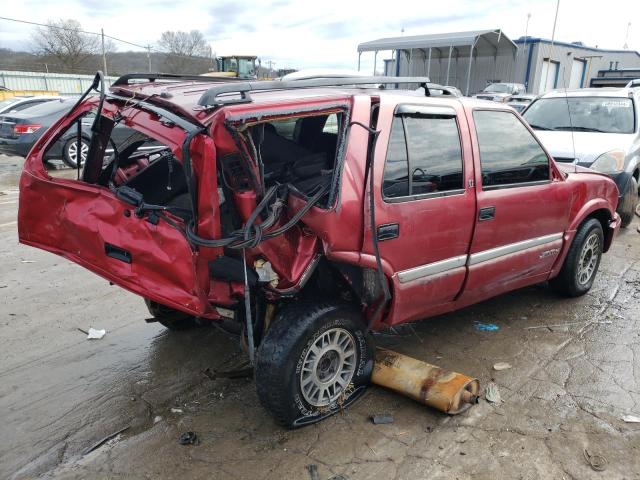 1GKDT13W112184826 - 2001 GMC JIMMY Bordeaux photo 3