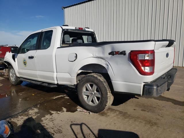 1FTEX1EB2NKD43289 - 2022 FORD F150 SUPER CAB WHITE photo 2