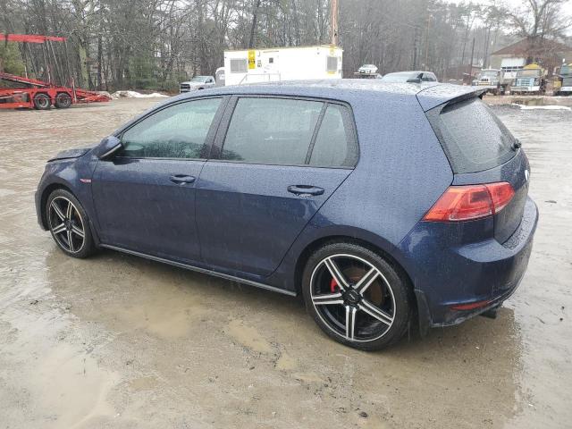 3VW4T7AU2FM105192 - 2015 VOLKSWAGEN GTI BLUE photo 2