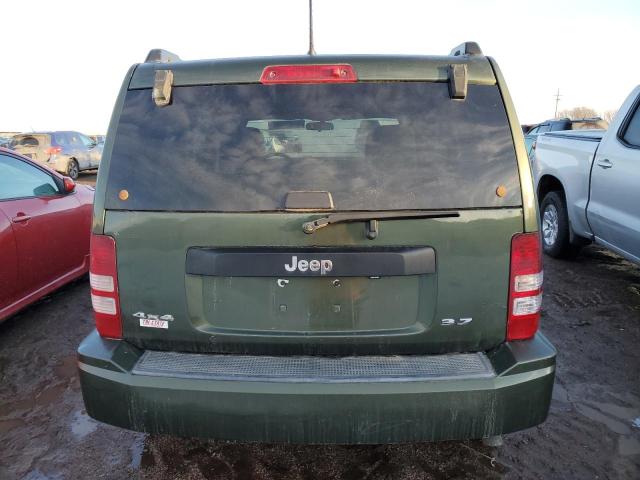 1J8GN28KX8W255113 - 2008 JEEP LIBERTY SPORT GREEN photo 6