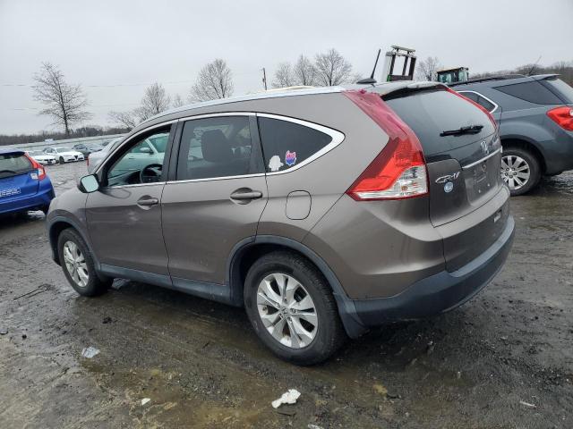 5J6RM4H74DL017600 - 2013 HONDA CR-V EXL TAN photo 2