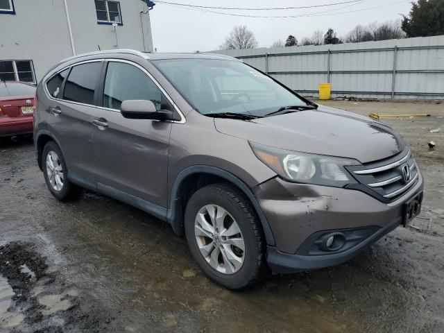 5J6RM4H74DL017600 - 2013 HONDA CR-V EXL TAN photo 4