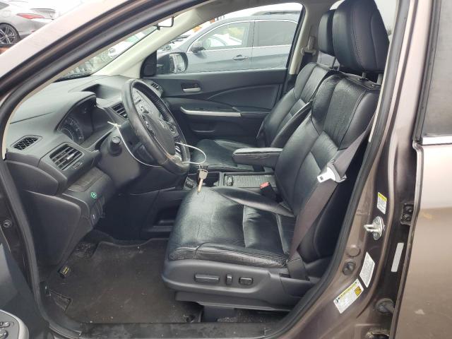 5J6RM4H74DL017600 - 2013 HONDA CR-V EXL TAN photo 7