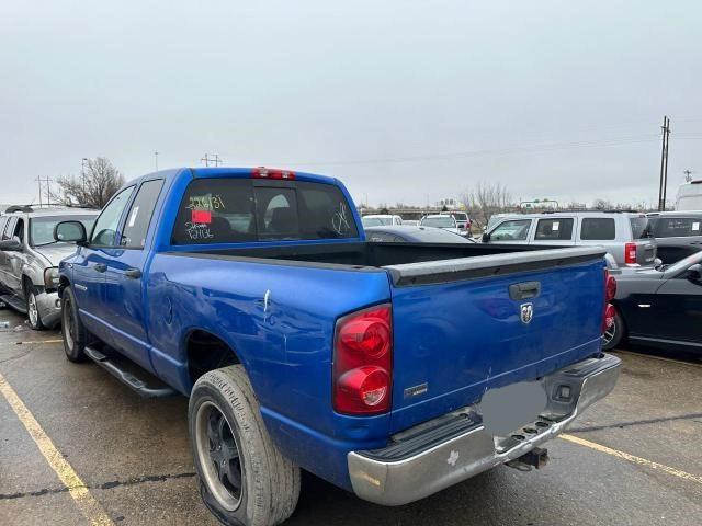 1D7HA18P97S226131 - 2007 DODGE RAM 1500 ST BLUE photo 3