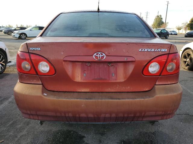 1NXBR32E46Z583940 - 2006 TOYOTA COROLLA CE RED photo 6