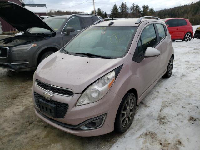 KL8CE6S98DC506265 - 2013 CHEVROLET SPARK 2LT PINK photo 1