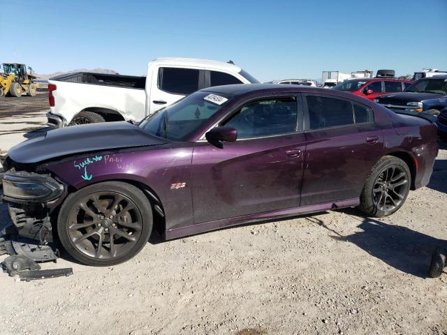 2C3CDXGJ0MH579523 - 2021 DODGE CHARGER SCAT PACK PURPLE photo 1