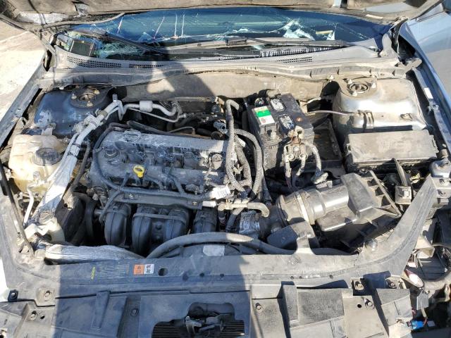 3FAHP0HA6CR101498 - 2012 FORD FUSION SE TEAL photo 11