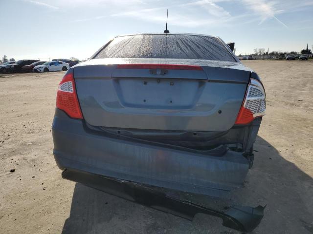 3FAHP0HA6CR101498 - 2012 FORD FUSION SE TEAL photo 6