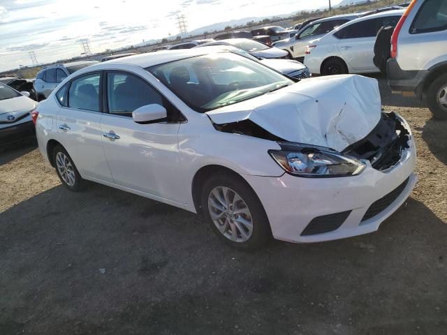 3N1AB7AP8KL613348 - 2019 NISSAN SENTRA S WHITE photo 4