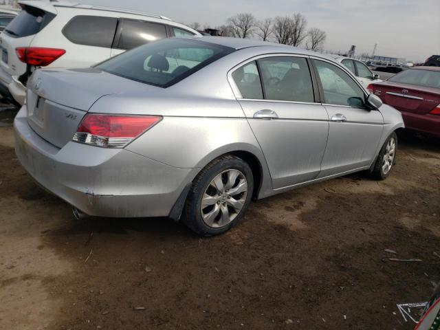 1HGCP36888A067296 - 2008 HONDA ACCORD EXL SILVER photo 3