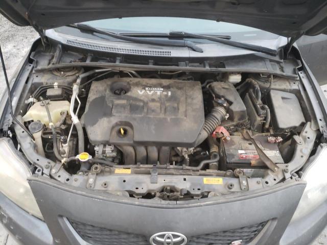 1NXBU4EE1AZ332348 - 2010 TOYOTA COROLLA BASE GRAY photo 11