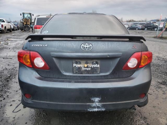 1NXBU4EE1AZ332348 - 2010 TOYOTA COROLLA BASE GRAY photo 6