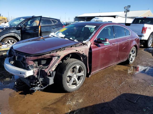 19UUA9F50AA006285 - 2010 ACURA TL MAROON photo 1