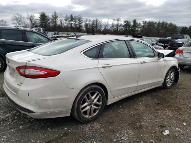 3FA6P0HR3DR188971 - 2013 FORD FUSION SE WHITE photo 3