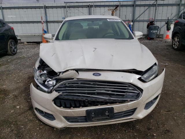 3FA6P0HR3DR188971 - 2013 FORD FUSION SE WHITE photo 5