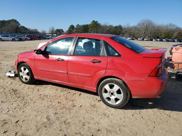 1FAFP34N65W246297 - 2005 FORD FOCUS ZX4 RED photo 2