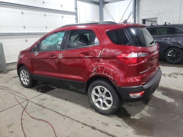 MAJ3S2GE9LC321127 - 2020 FORD ECOSPORT SE RED photo 2