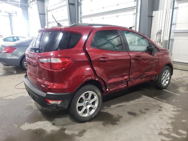MAJ3S2GE9LC321127 - 2020 FORD ECOSPORT SE RED photo 3