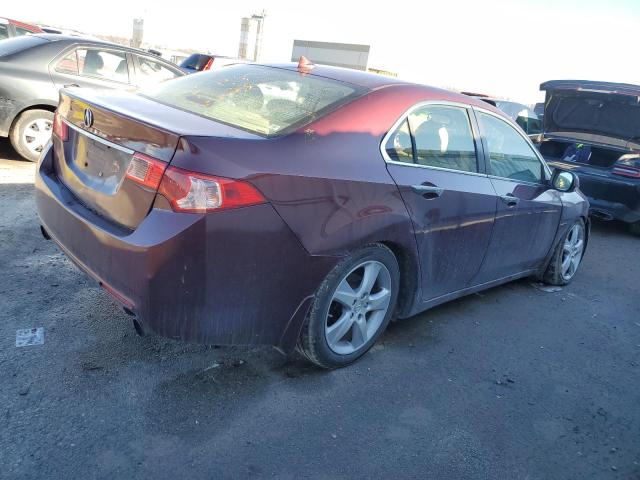 JH4CU2F60BC016451 - 2011 ACURA TSX BURGUNDY photo 3