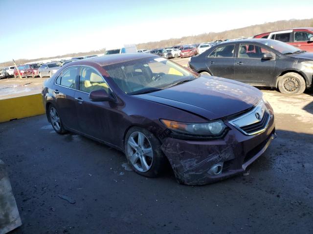 JH4CU2F60BC016451 - 2011 ACURA TSX BURGUNDY photo 4