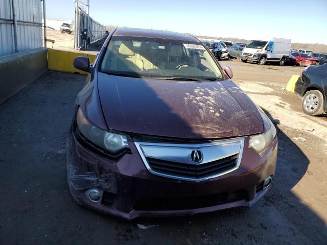 JH4CU2F60BC016451 - 2011 ACURA TSX BURGUNDY photo 5