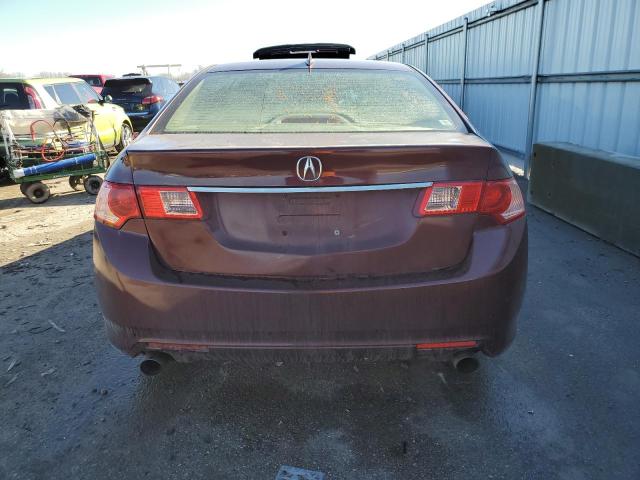 JH4CU2F60BC016451 - 2011 ACURA TSX BURGUNDY photo 6