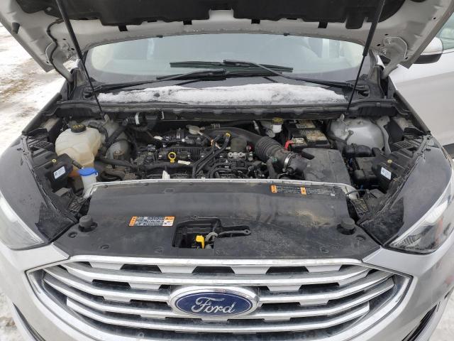 2FMPK4J98KBB01703 - 2019 FORD EDGE SEL SILVER photo 12