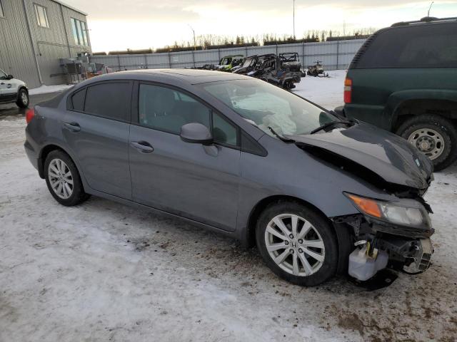 2HGFB2F59CH029923 - 2012 HONDA CIVIC LX GRAY photo 4