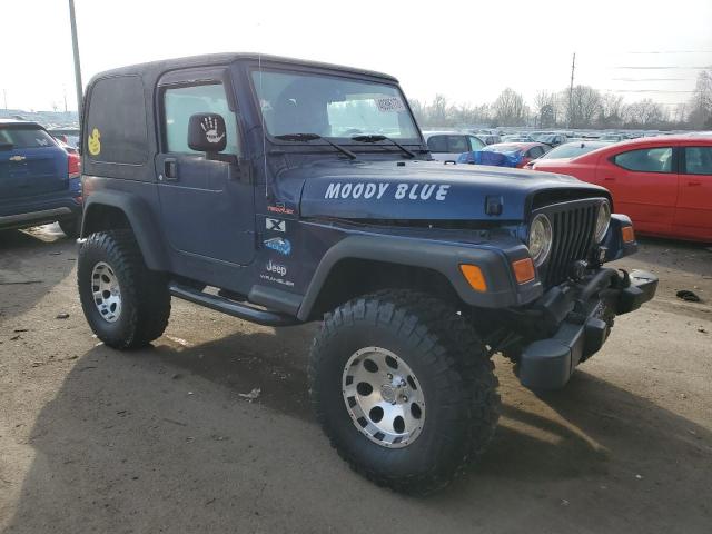 1J4FA39S13P322990 - 2003 JEEP WRANGLER COMMANDO BLUE photo 4