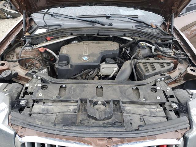 5UXWX9C53H0T00045 - 2017 BMW X3 XDRIVE28I ORANGE photo 12