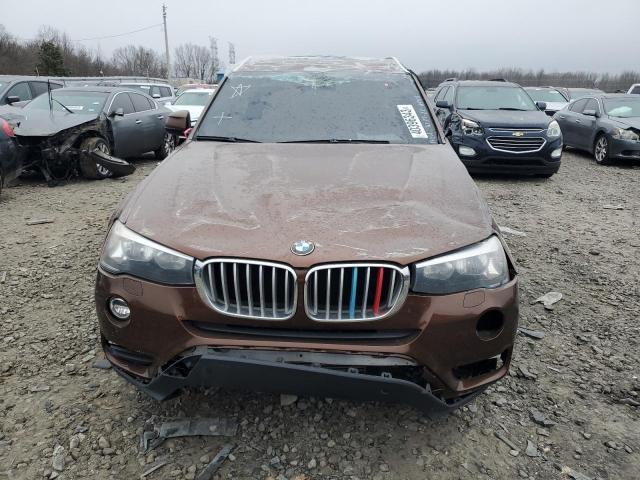 5UXWX9C53H0T00045 - 2017 BMW X3 XDRIVE28I ORANGE photo 5