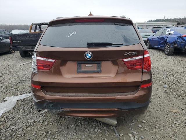 5UXWX9C53H0T00045 - 2017 BMW X3 XDRIVE28I ORANGE photo 6