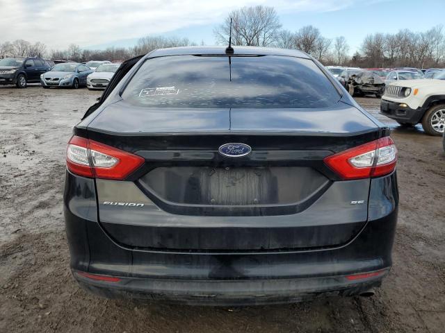 1FA6P0H71F5102187 - 2015 FORD FUSION SE BLACK photo 6