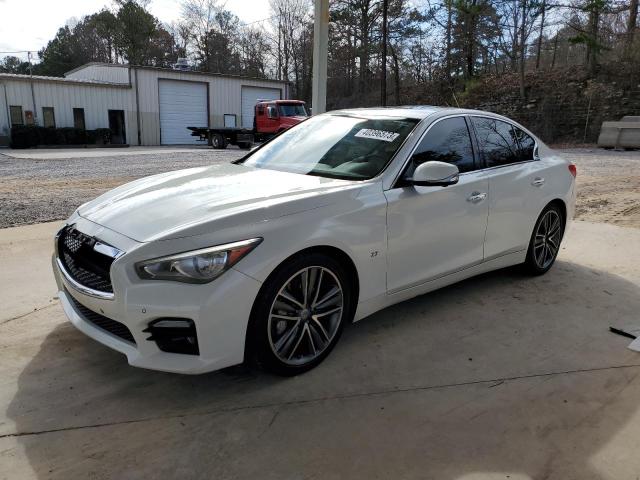 JN1BV7AP2EM682946 - 2014 INFINITI Q50 BASE/P BASE WHITE photo 1