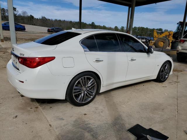 JN1BV7AP2EM682946 - 2014 INFINITI Q50 BASE/P BASE WHITE photo 3