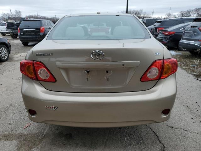 1NXBU4EE3AZ256146 - 2010 TOYOTA COROLLA BASE TAN photo 6